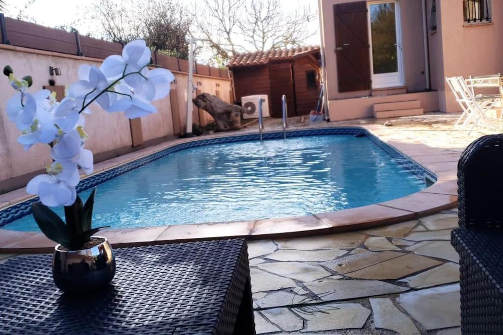 Villa Avec Piscine A St Marie La Mer Sainte-Marie-la-Mer Dış mekan fotoğraf
